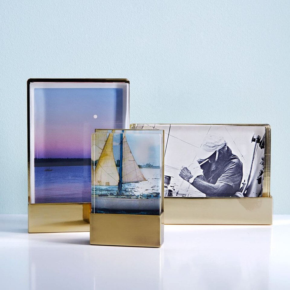 Acrylic + Metal Frames west elm Australia